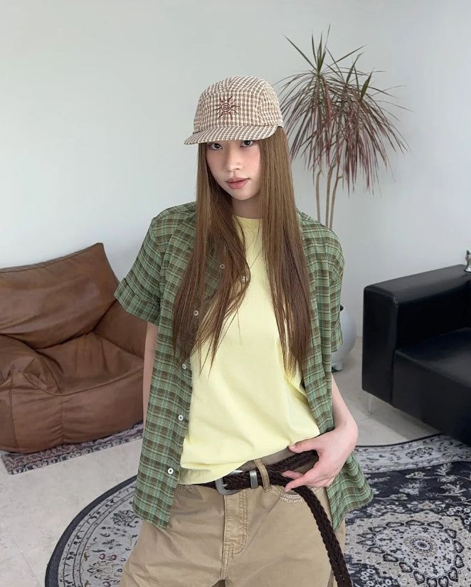 Kate Roll-Up Check Shirt
