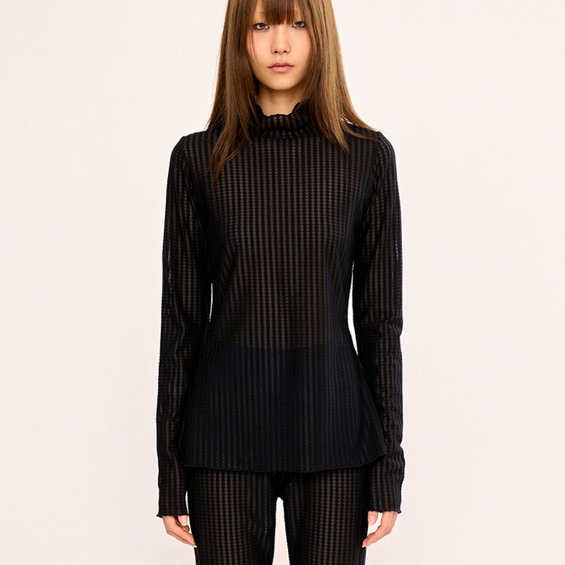 See-through Leggings - Black