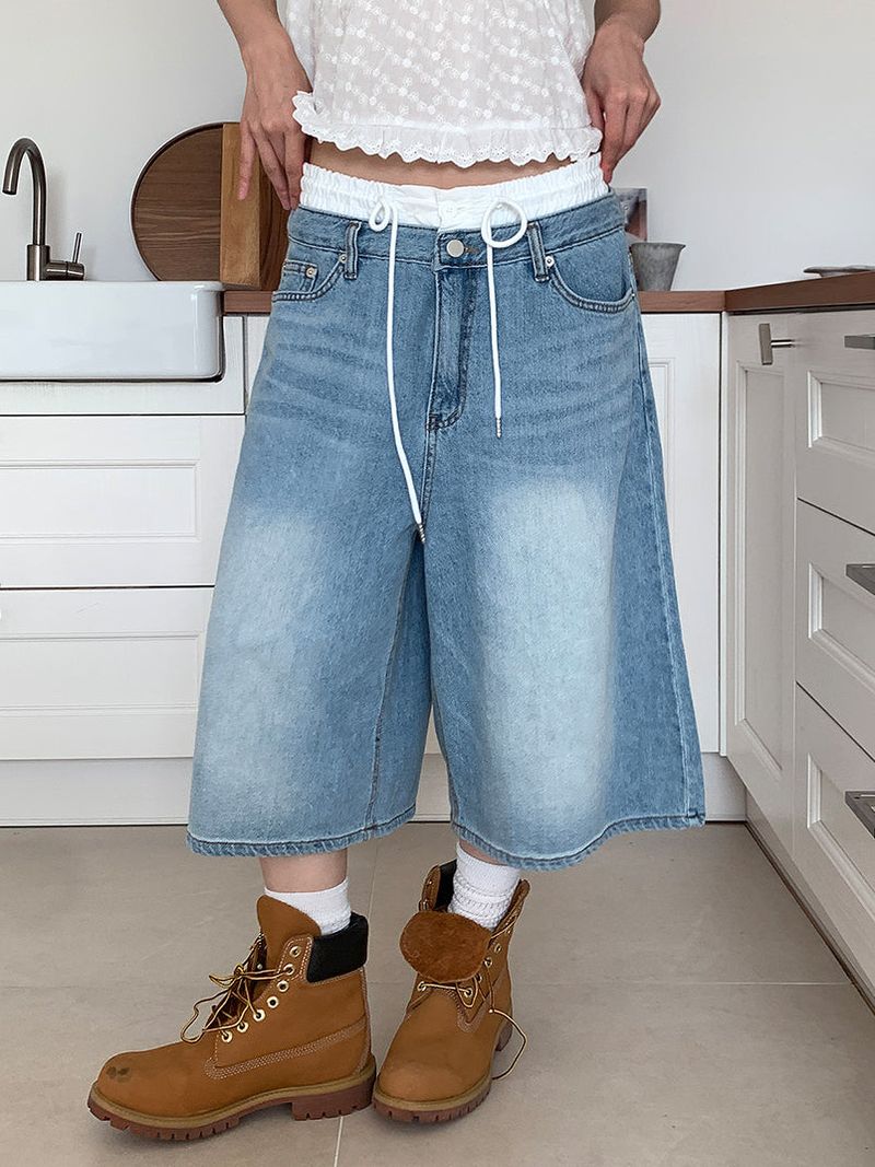 JAZZ THE ORDER（ジャズ ザ オーダー）の「LAYERED BAND BERMUDA JEANS（Pants）」