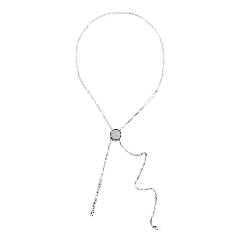 SENTIMENTS（サンティマン）の「NO.478 [SILVER] CIRCLE CODE LOCK PEARL NECKLACE（Accessories）」