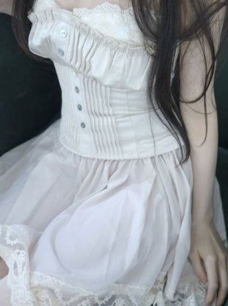pearl corset top