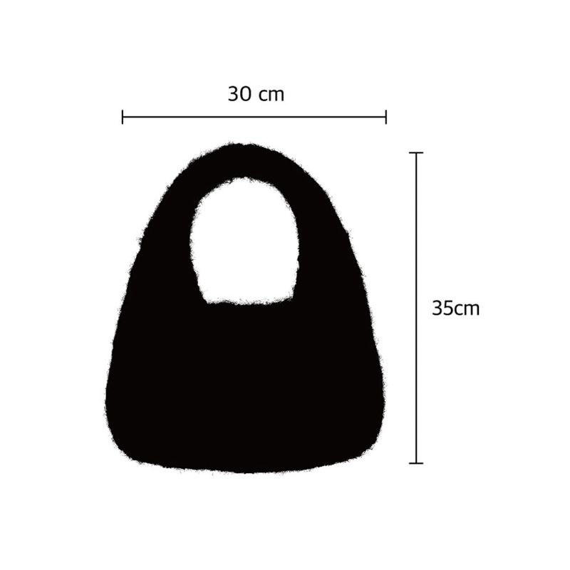 Clover Knit Bag - Brown