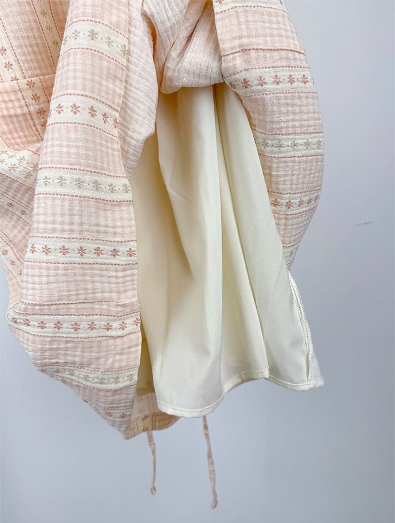 SOFT FLOWER BUTTON DRESS (2C)