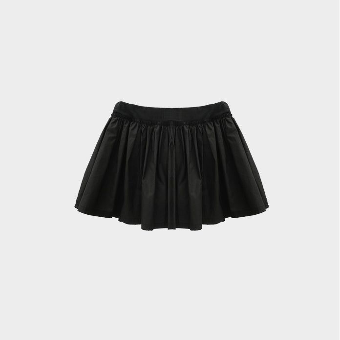 Labeling pleats skirt