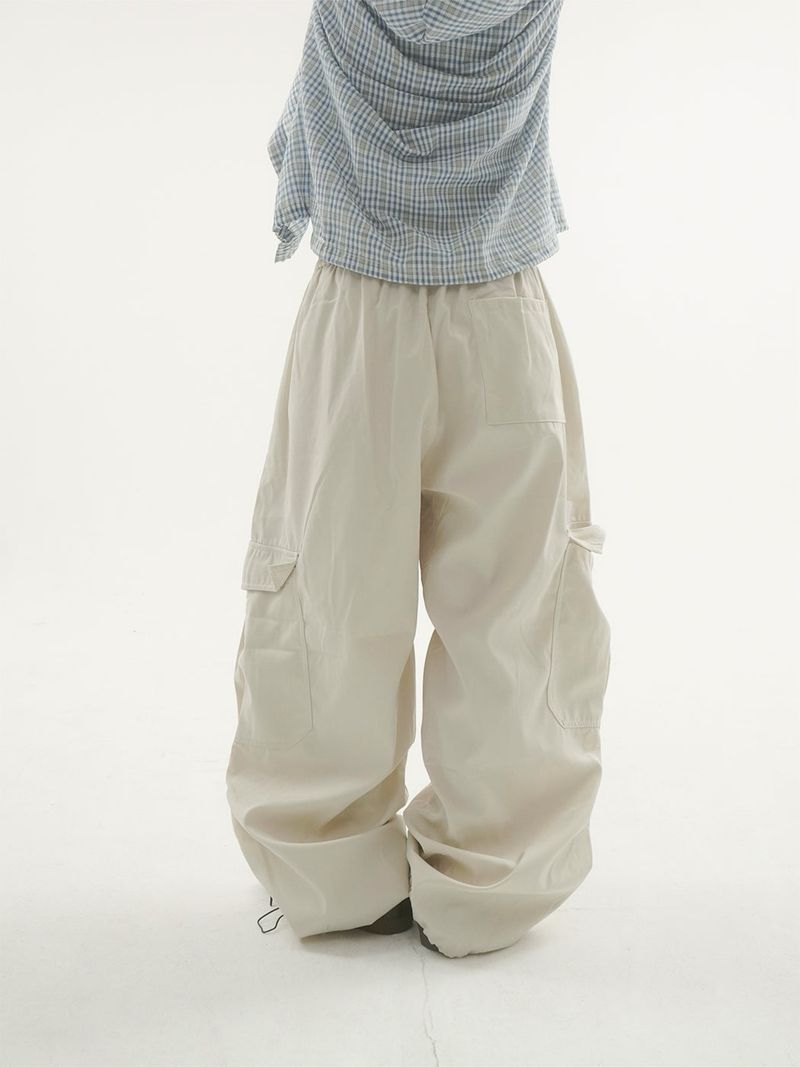 Toni pintuck cargo pants -3C