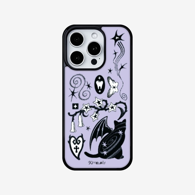 KIMCUPID（キムキューピッド）の「【MADE】 <epoxy> Pieces of the Dream (devil) - Black（Smartphone Accessories）」
