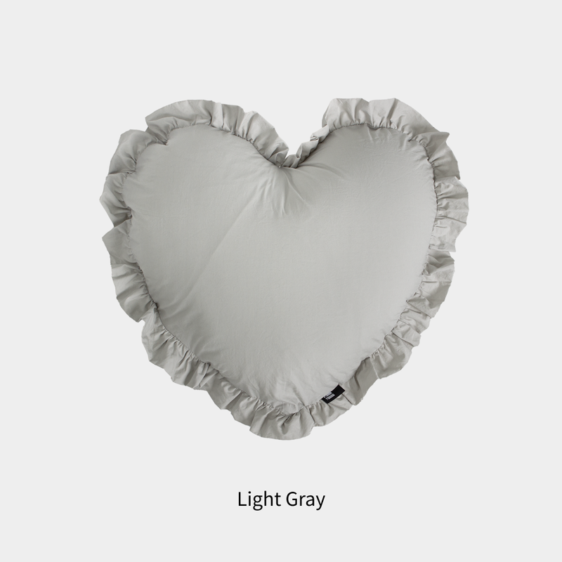 Heart Frill Cotton Cushions
