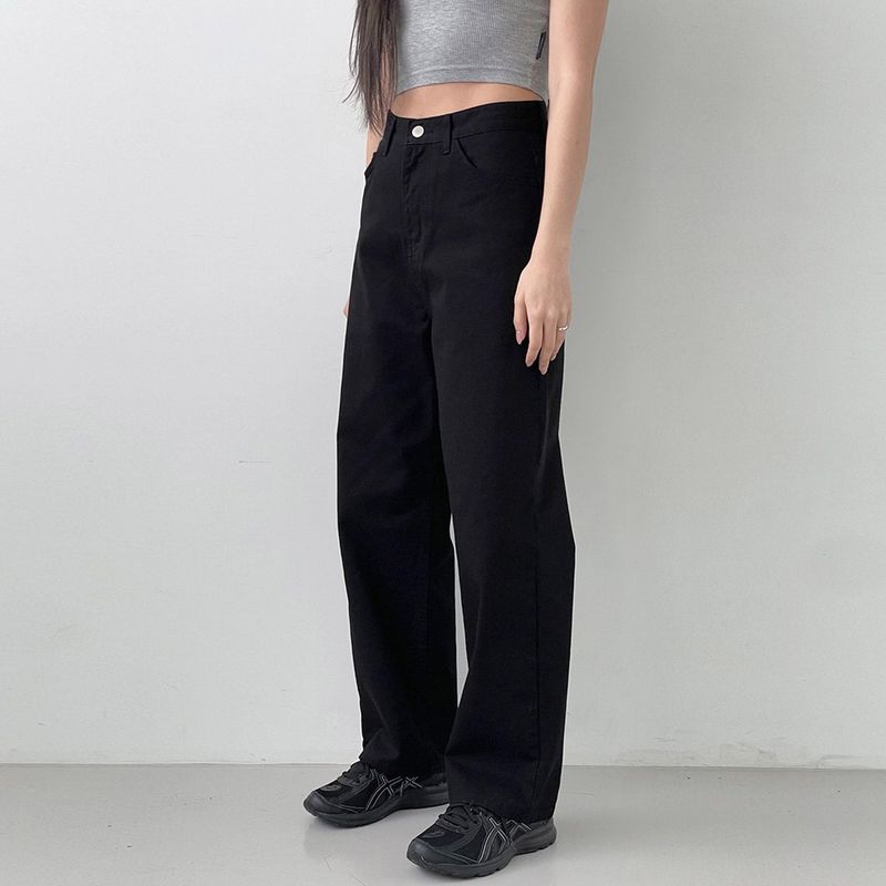 muahmuah（ムアムア）の「ベーシックコットンパンツ [BLACK]（パンツ）」