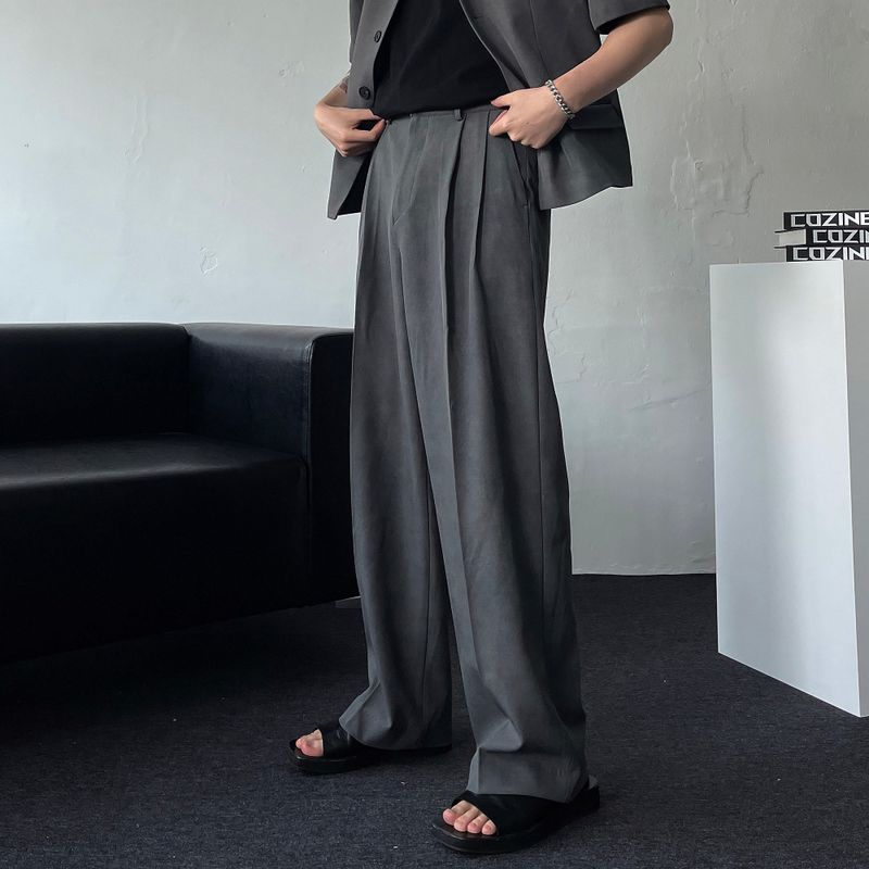 CR Monk Two Tuck Wide Pants (Set - Up/2 colors)