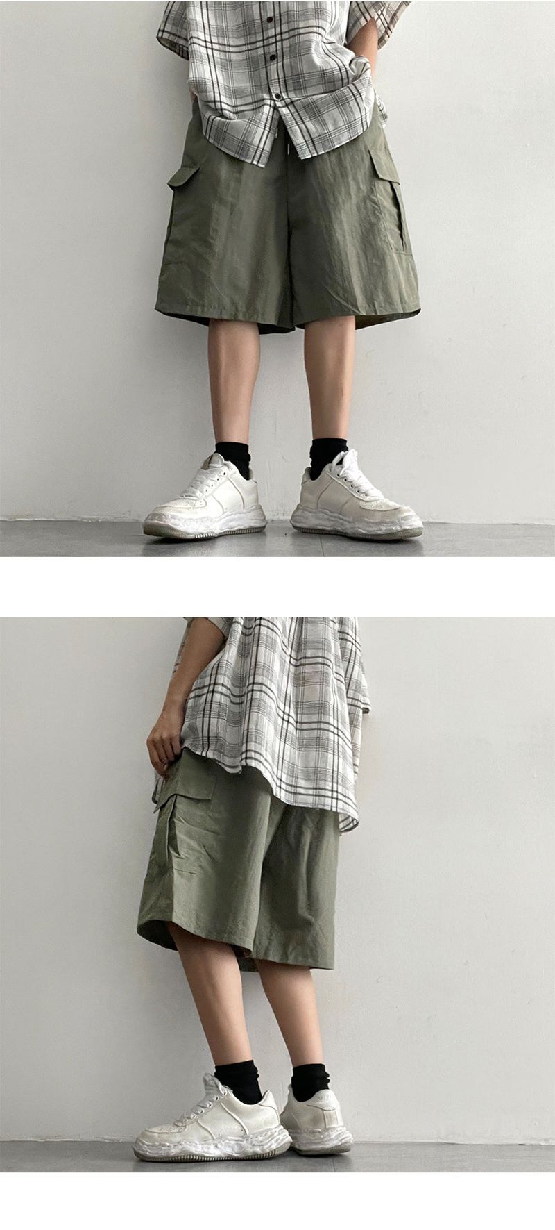 On New Nylon Basket Cargo Shorts