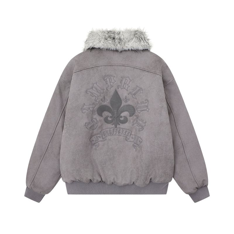 Berlin Leather Fur Collar Jacket