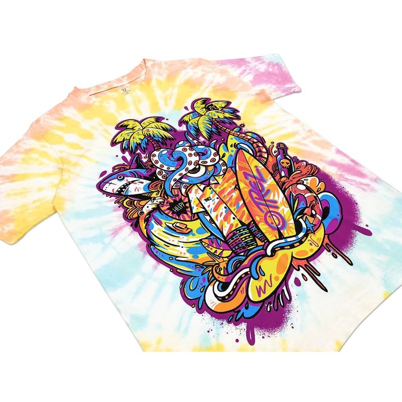 TZ SUMMER BEACH TIE DYE TEE