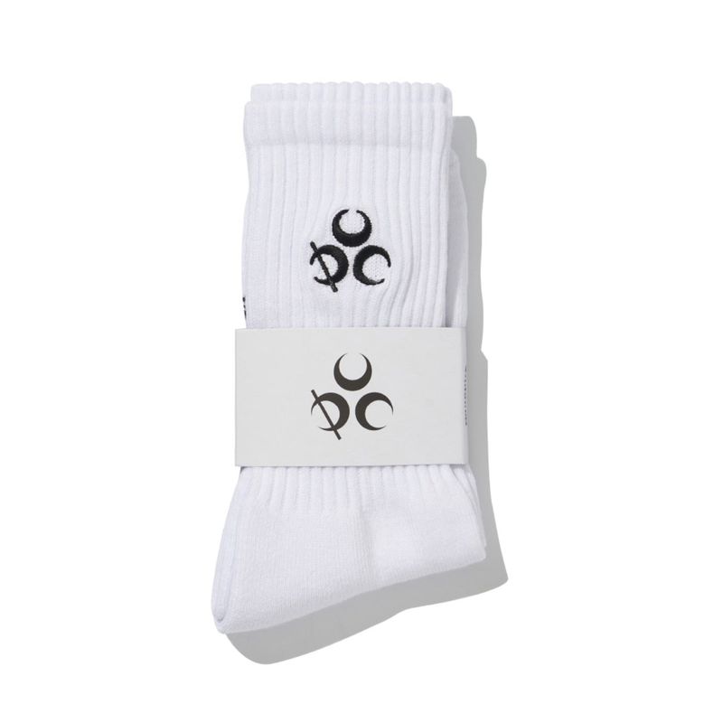 SYMBOL SPORTS SOCKS White