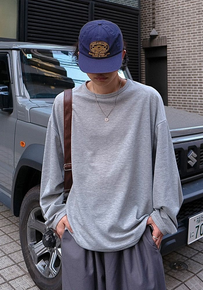 SEMIKAJI（セミカジ）の「[SEMADE] Basic Over Sleeve 컴포트 오버 슬리브（Tops）」