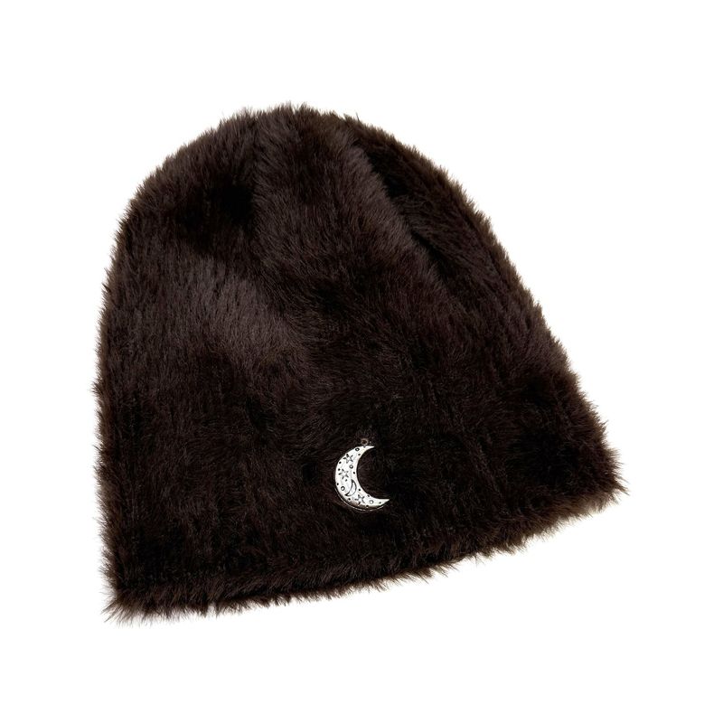 Moon Power Beanie [Brown Fur]