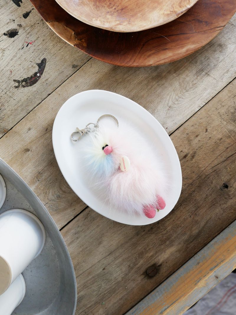 Cosymosy Mini Bird Keyring - Rainbow