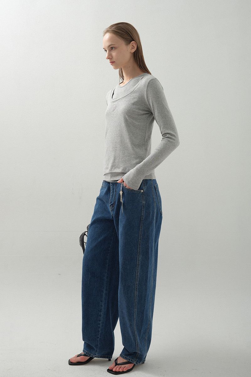Twin Modal Layer Set_Melange Grey