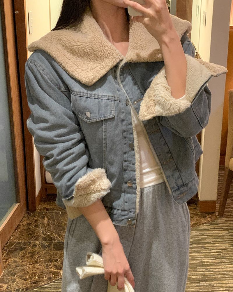 Paddy Big Collar Denim Jacket
