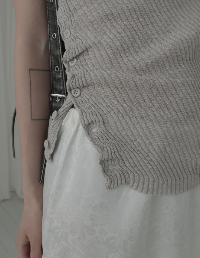 Roche Flower Jacquard Midi Skirt