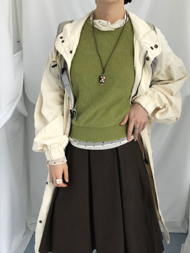veloni basic bell pleats skirt