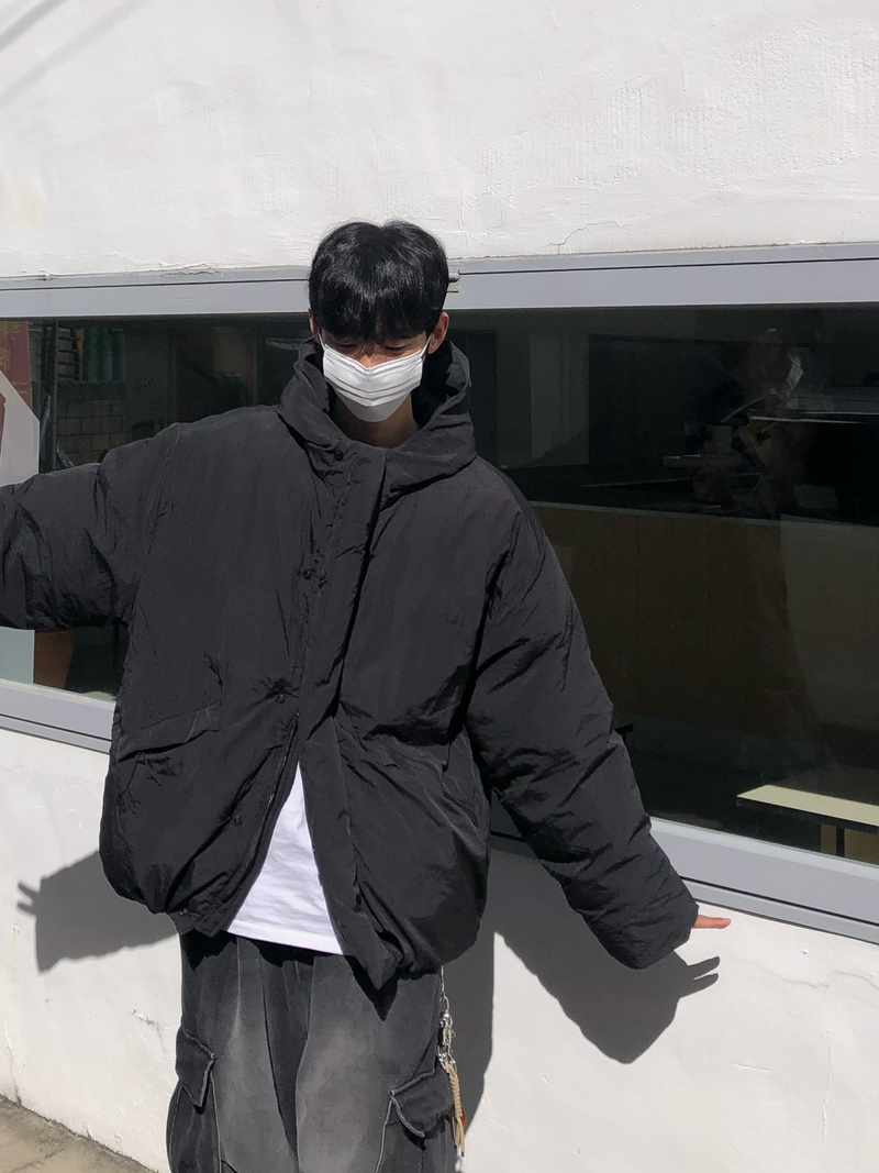 Sloy Hooded Padding Jacket (2 colors)