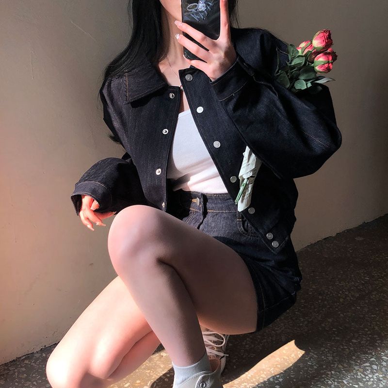 [BELLIDE MADE] ノンフェードブルゾンデニムジャケット