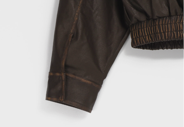 [MADE] Hiben Vintage Leather Jumper