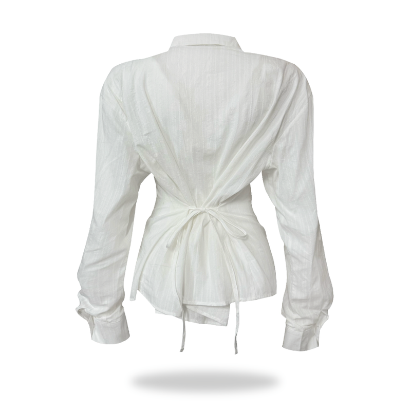 [MADE] Venice strap shirt (2color)