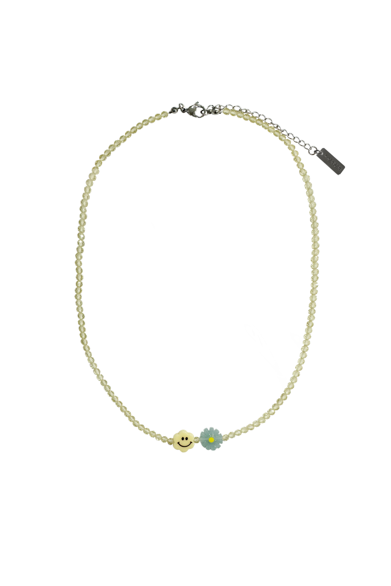 Lemon daisy smile necklace