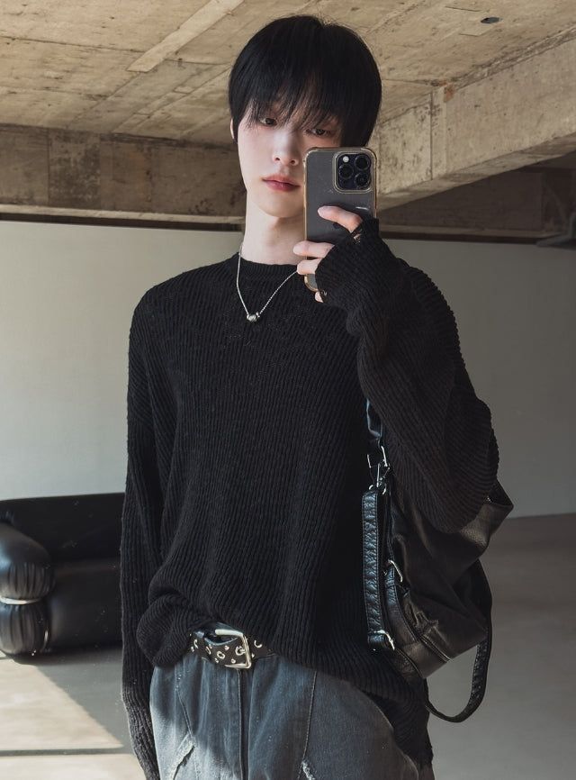 Robed Damage Knit