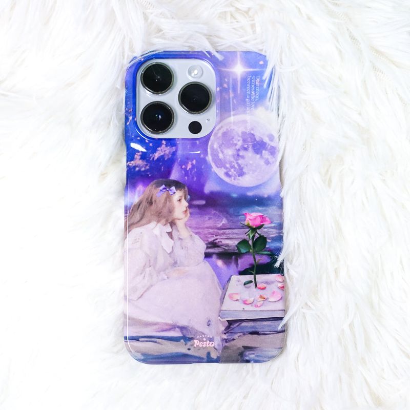 Pastar Pesto(パスターぺスト)の「【MADE】dear.Moon glossy hard Phone case(Smartphone Accessories)」