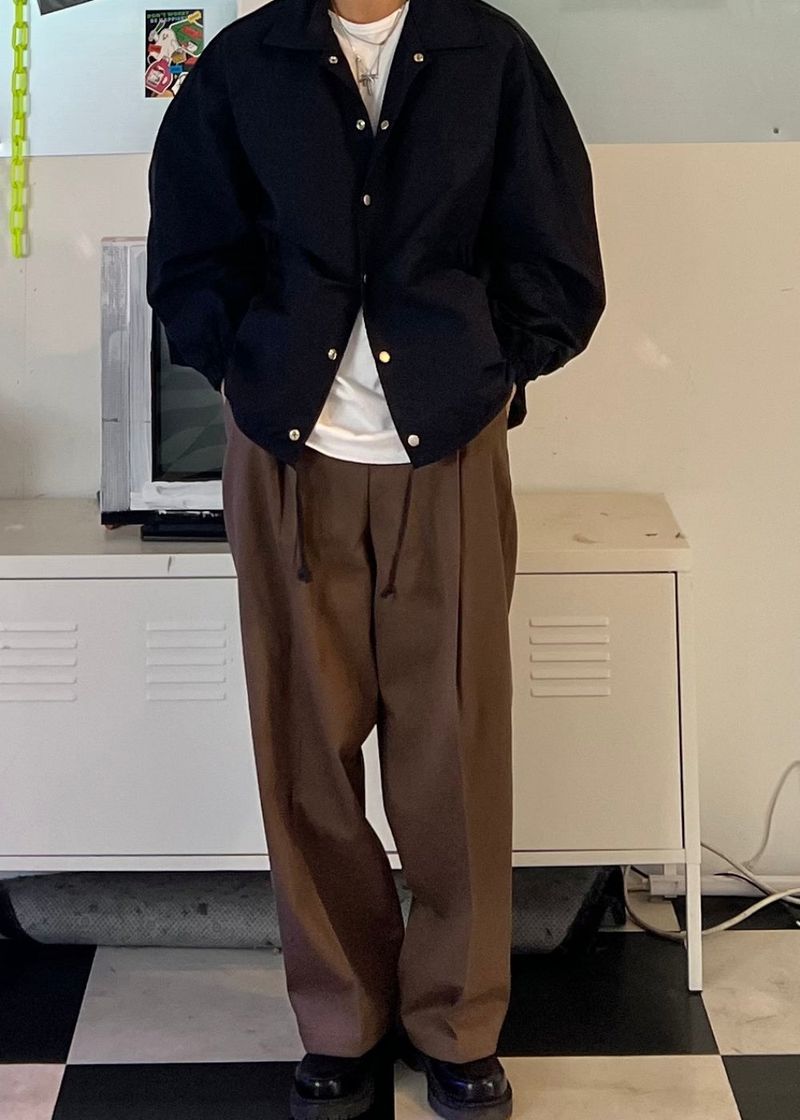 Ember One-Tuck Semi-Banded Pants 6COLOR