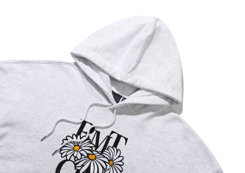 OXEYE DAISY HOODIE_LIGHT GREY