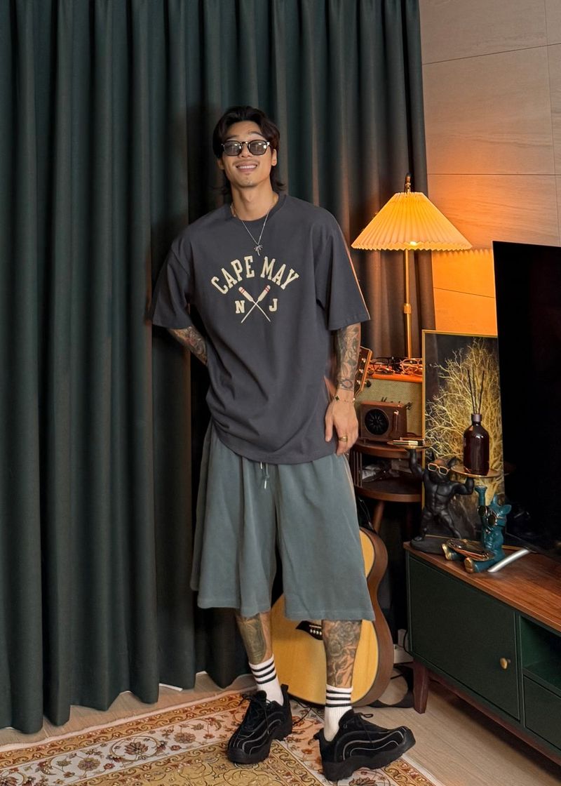 virstyle(ビルスタイル)の「Pigmented Flared Short Bermuda Pants 4COLOR(Pants)」