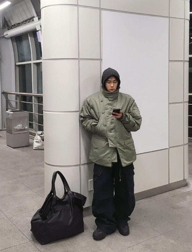 No.1548 nylon parka F JK