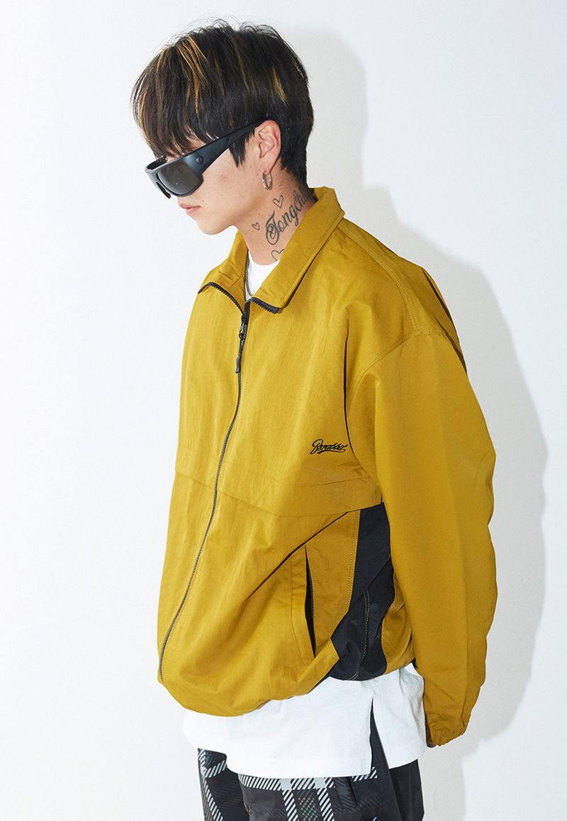 BSRABBIT(ビエスラビット)の「BSR2223FWJK059 CCC WIDE JACKET MUSTARD(Jackets/Outerwear)」