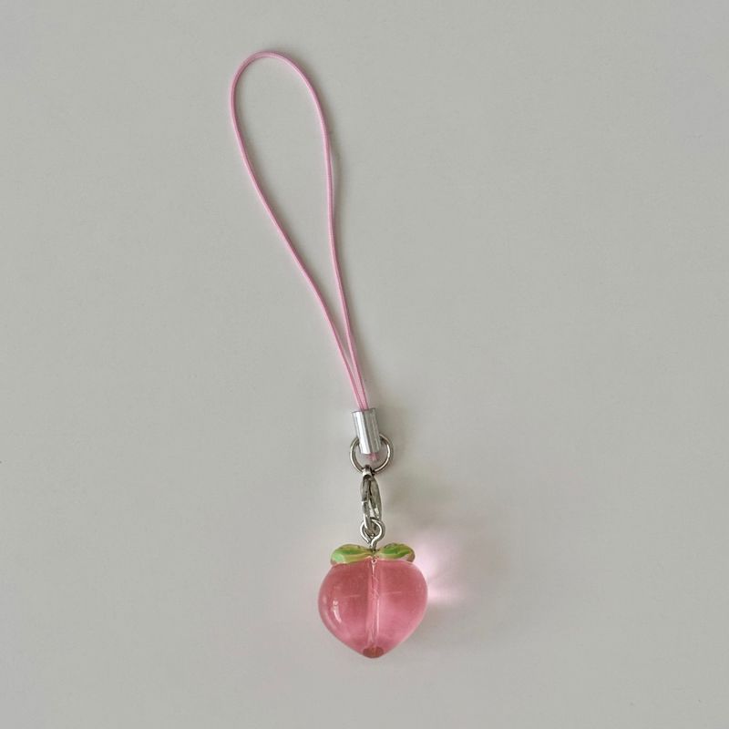 PINK PEACH Keyring