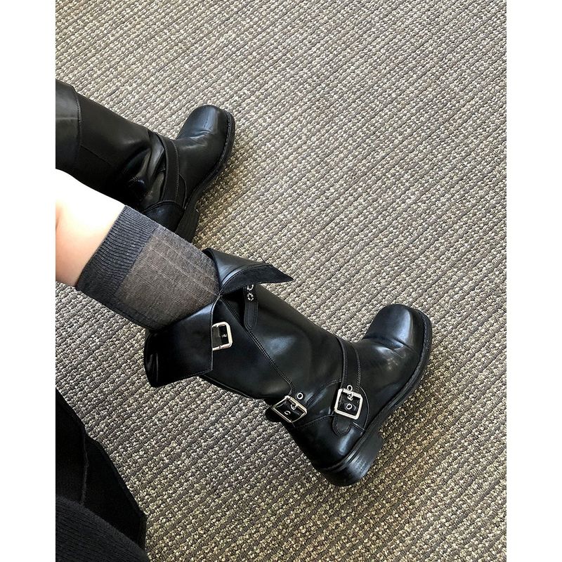 Belted Twoway Boots