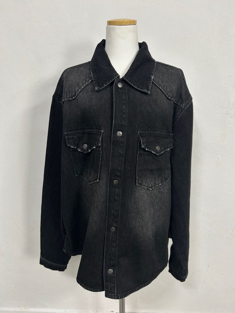 (2colors) vt washing west denim sh jacket