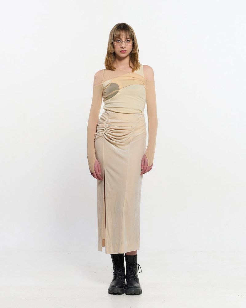 In&Out Knitted Top _ IVORY