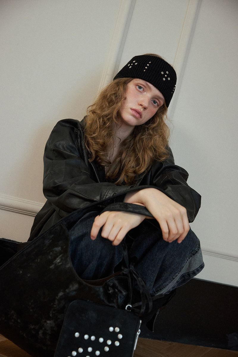 MADE_Lumina Stud Hairband / BLACK
