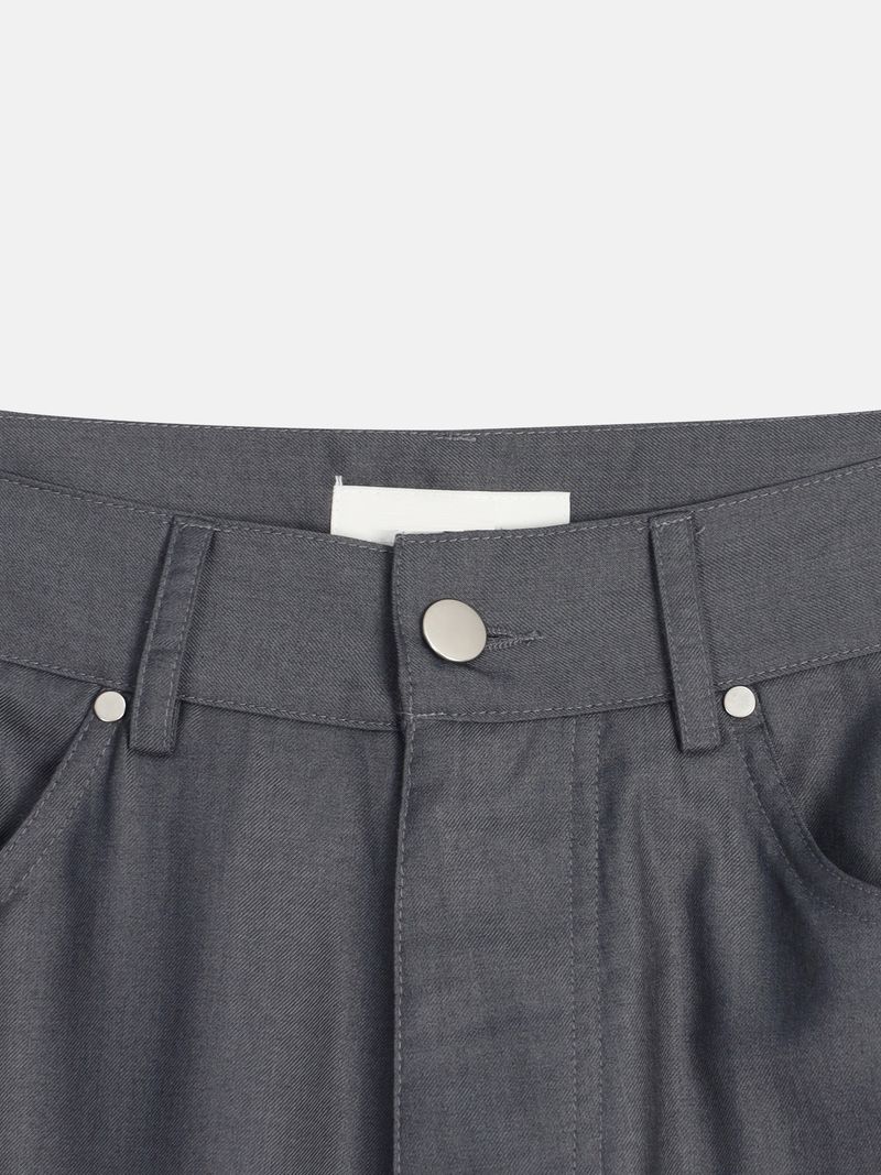 Avan straight rivet slacks