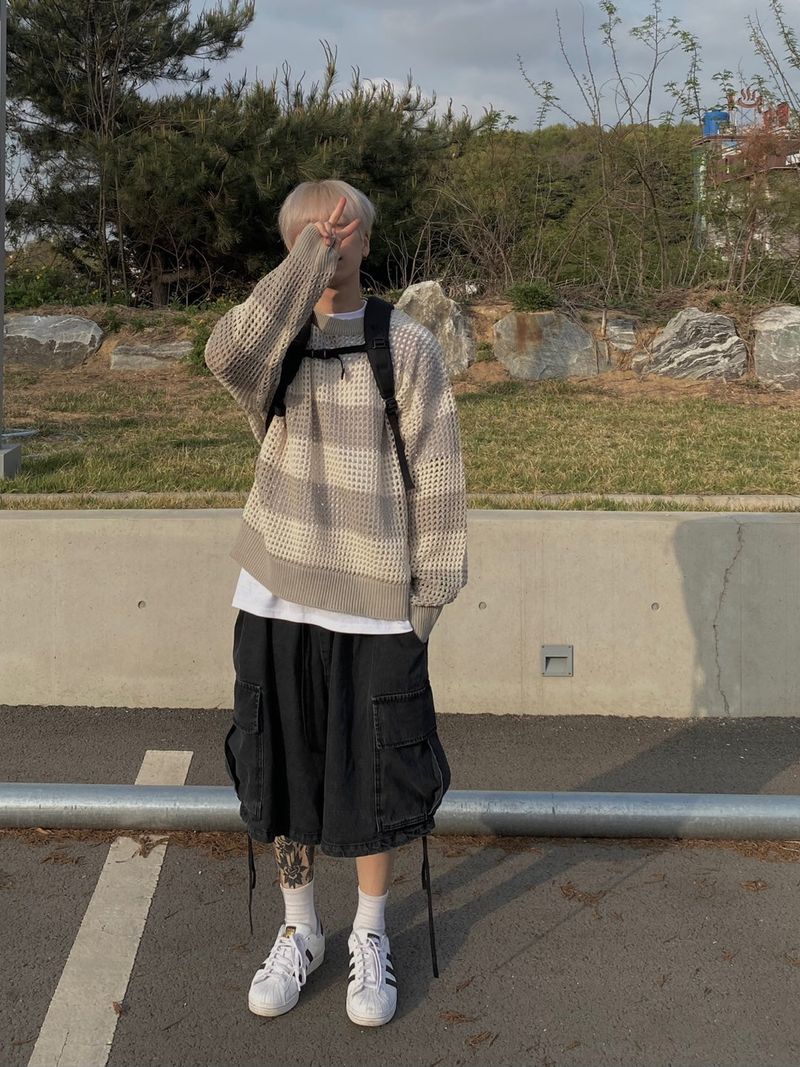 Citi Denim Cargo Bermuda Pants