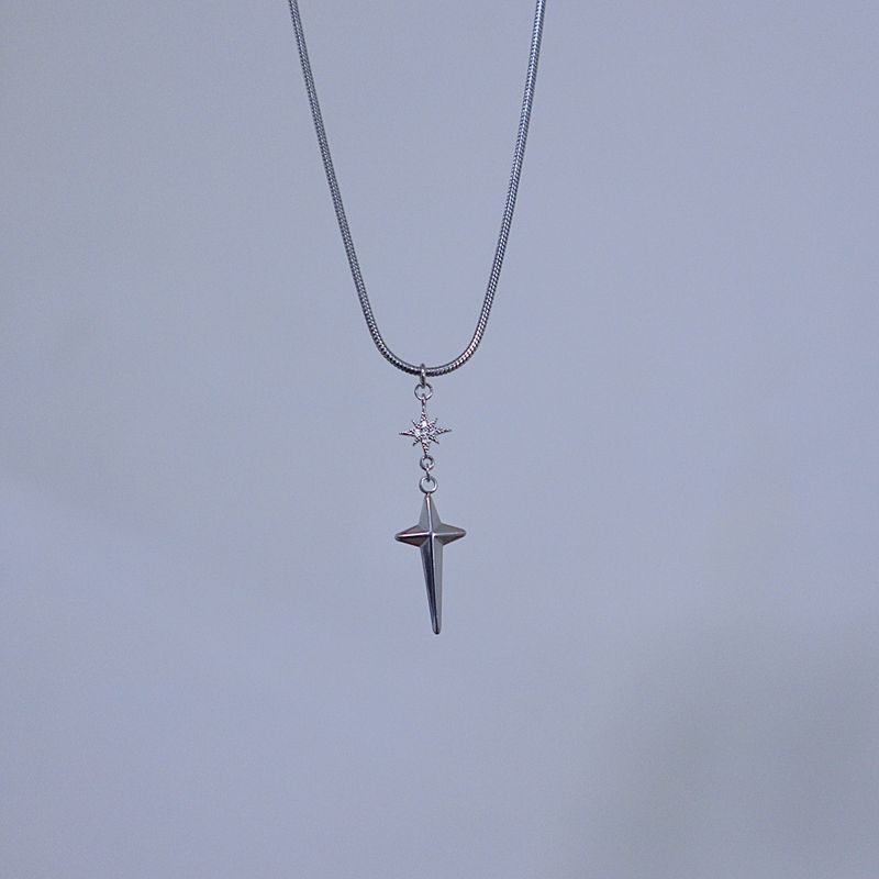 Shiny Cross Necklace