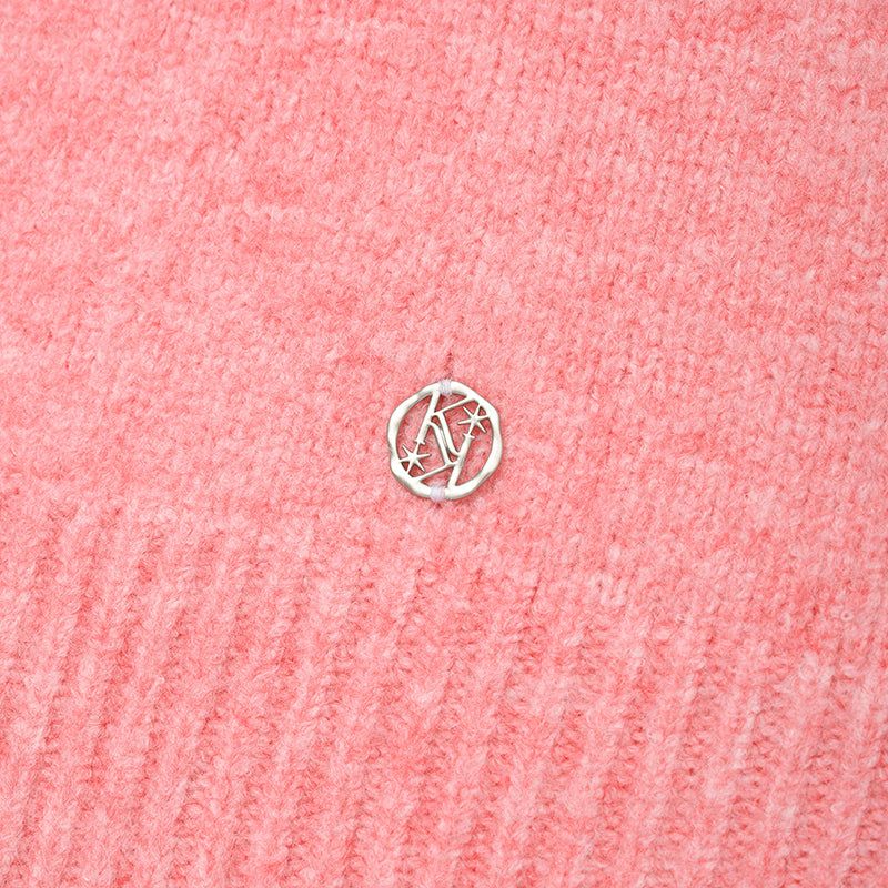 COLLECTION ROUND NECK KNIT [PINK]