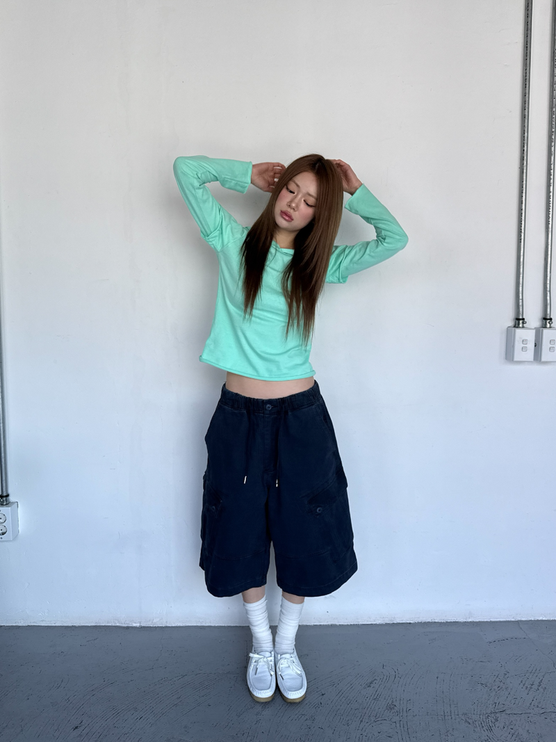 cut out layered hood T
