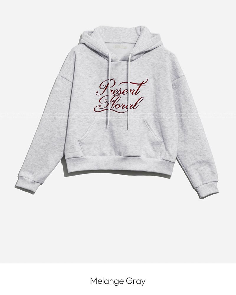 Fleece Crop Hoodie