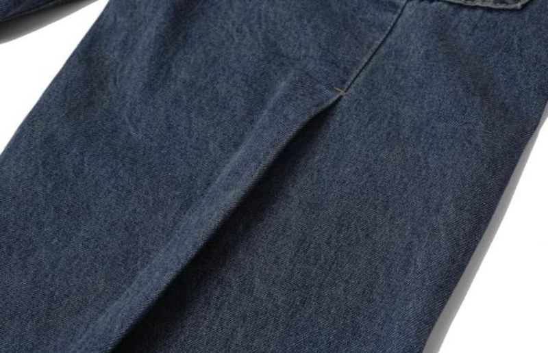 テイルバックピンタックデニムパンツ