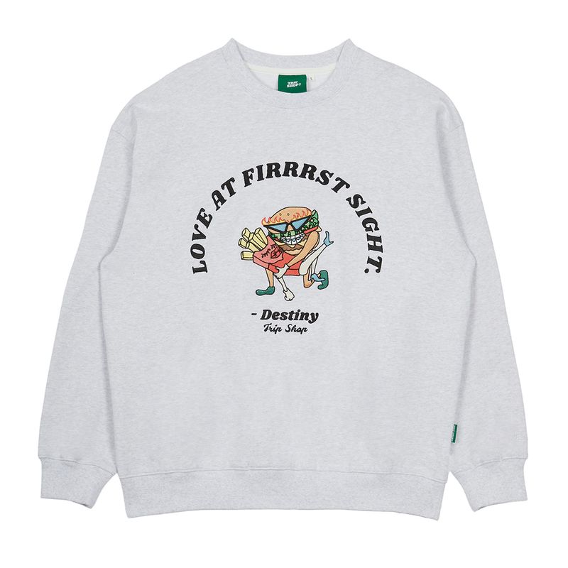 TRIP SHOP（トリップショップ）の「HAMBURGER EMBROIDERY SWEAT SHIRT（Tops）」