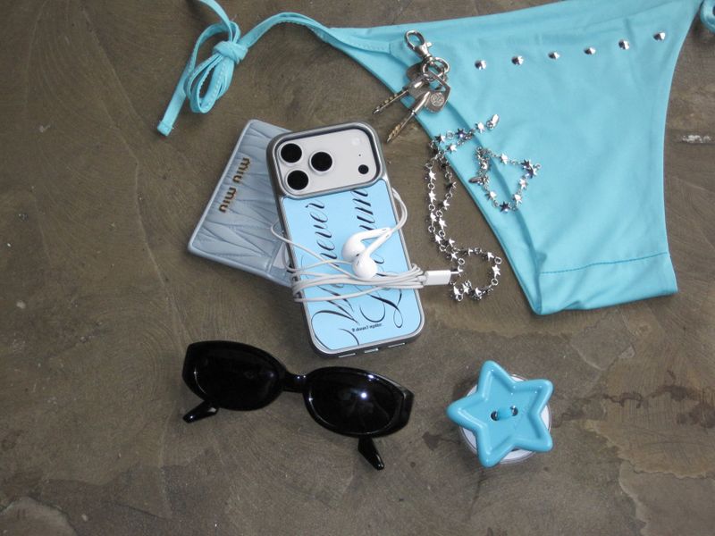 We never left summer phone case (Blue)